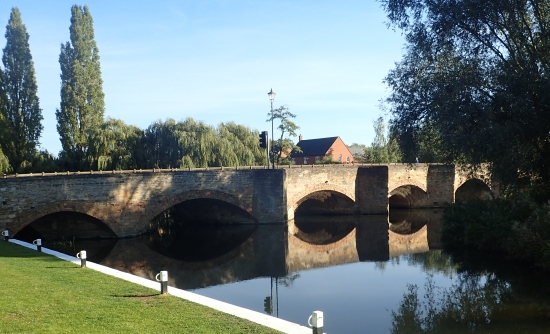 River Nene bridge - the starting point of the route